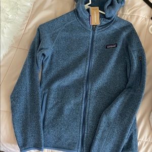 Blue Patagonia zip up jacket